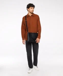 Mattnat Men's Dwell HOLDER Slim Vegan Briefcase - Dwell