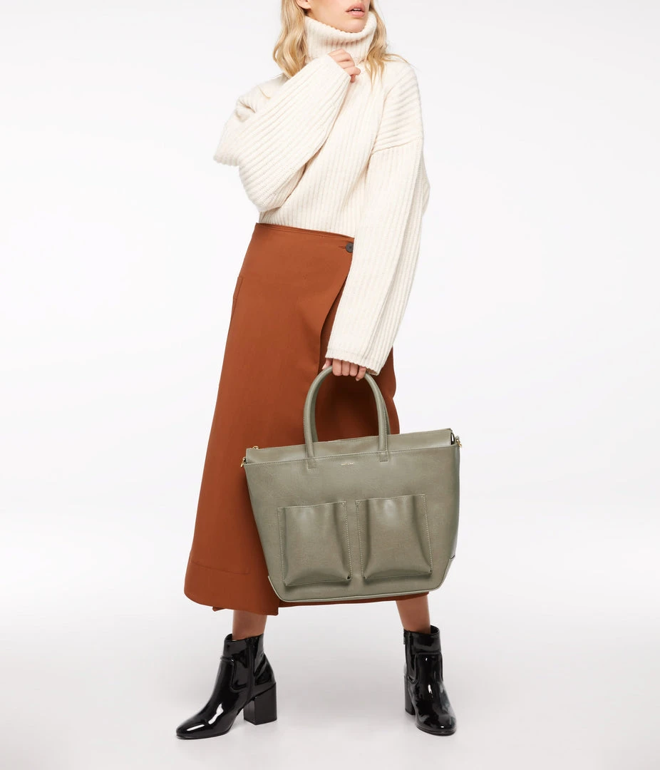 Mattnat RAYLANMED Vegan Diaper Bag - Vintage 2 Mattnat RAYLANMED Vegan Diaper Bag - Vintage