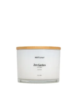 Mattnat Zen Garden Large Round Candle Candles