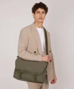 Mattnat MARTEL Vegan Messenger Bag - Canvas