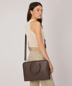 Mattnat Men's Dwell HOLDER Slim Vegan Briefcase - Dwell