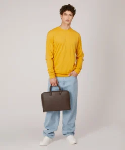 Mattnat Men's Dwell HOLDER Slim Vegan Briefcase - Dwell