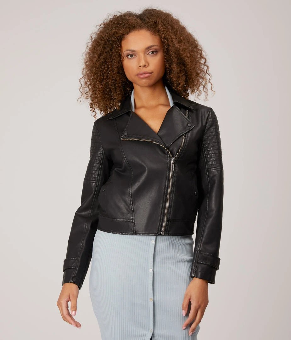 Mattnat Outerwear SAVINA Women’s Vegan Moto Jacket 2 Mattnat Outerwear SAVINA Women’s Vegan Moto Jacket